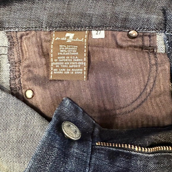 7 For All Mankind ‘A’ Pocket Jeans Size 27 - Picture 6 of 11